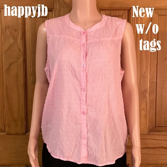 NWOT Vintage G Unit Fashions Sleeveless Top Blouse Size L - Picture 2 of 11